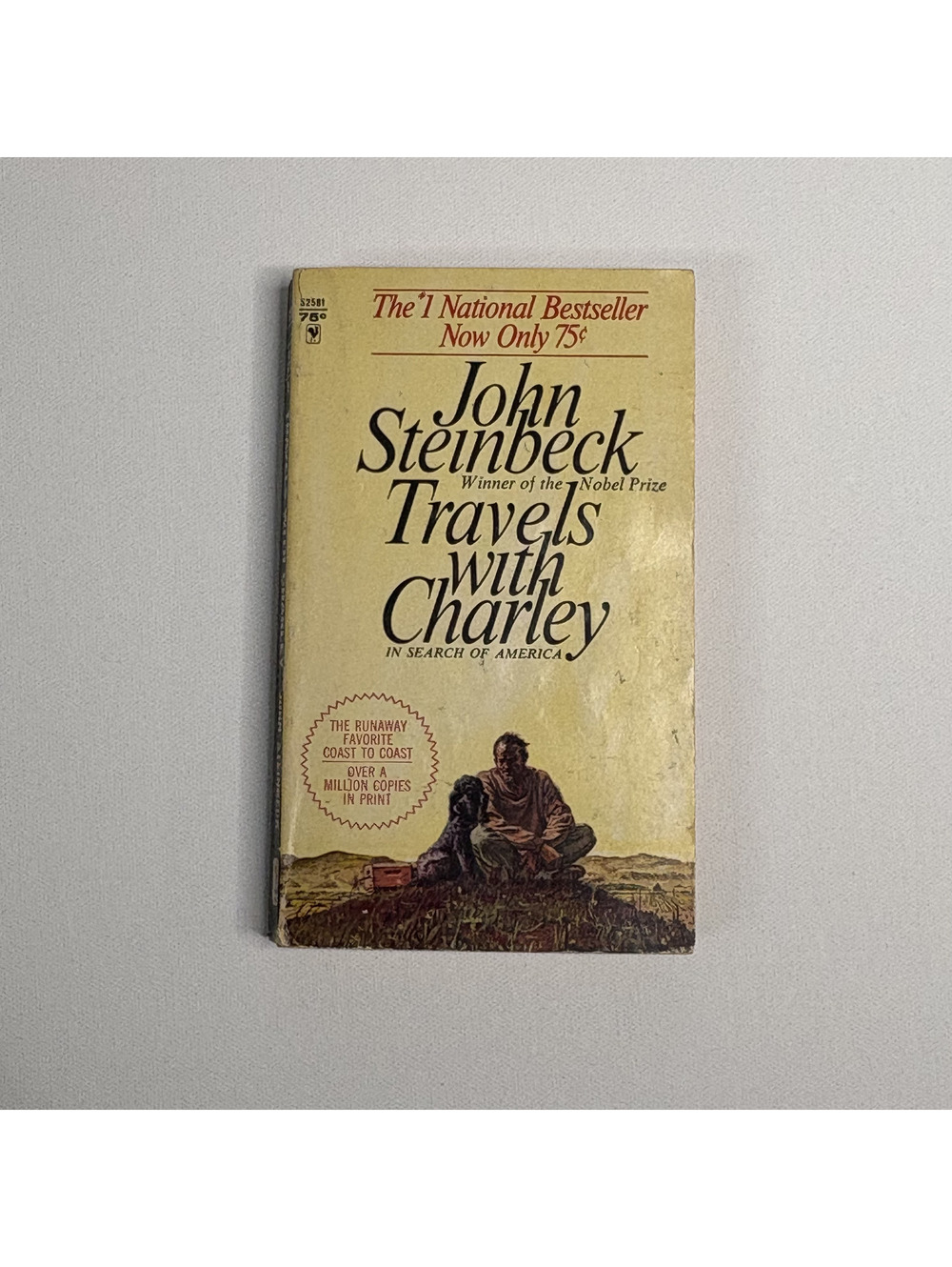 Travels with Charley by John Steinbeck - Vintage Paperback Book